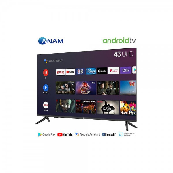 아남 AMG-4300BS 109cm(43인치) 구글 안드로이드 TV 사운드바패키지