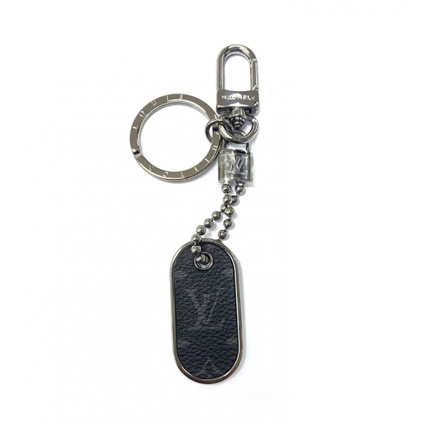 [루이비통] M63618 모노그램 ID 탭 백 참 키 홀더 실버 키홀더